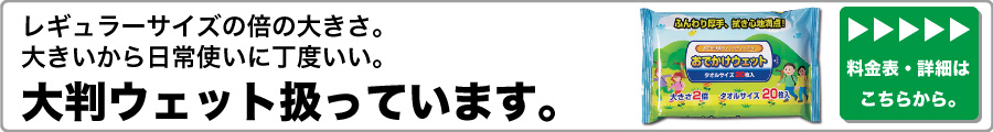  大判ウェットティッシュ